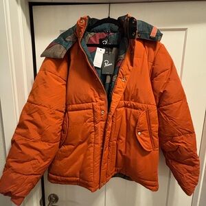 Orange Puffer Jacket by Parra
